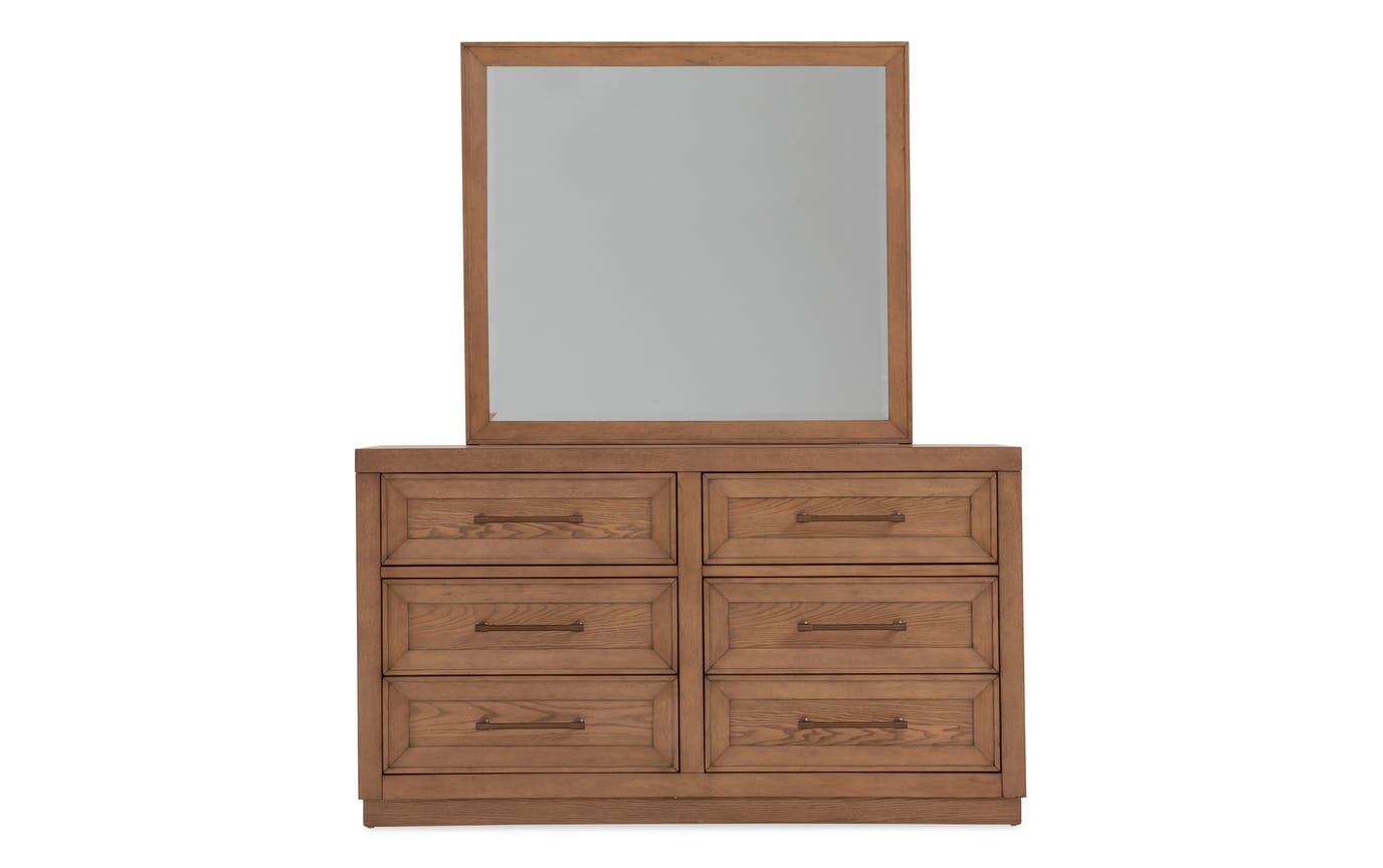 Canyon 5 Piece Queen Light Oak Wall Bedroom Set | Bob's Discount ...