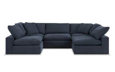 Dream Navy 183 5 Piece Modular Sectional Bob s Discount Furniture Mattress Store