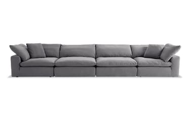 Bobs dream gray modular sectional discount