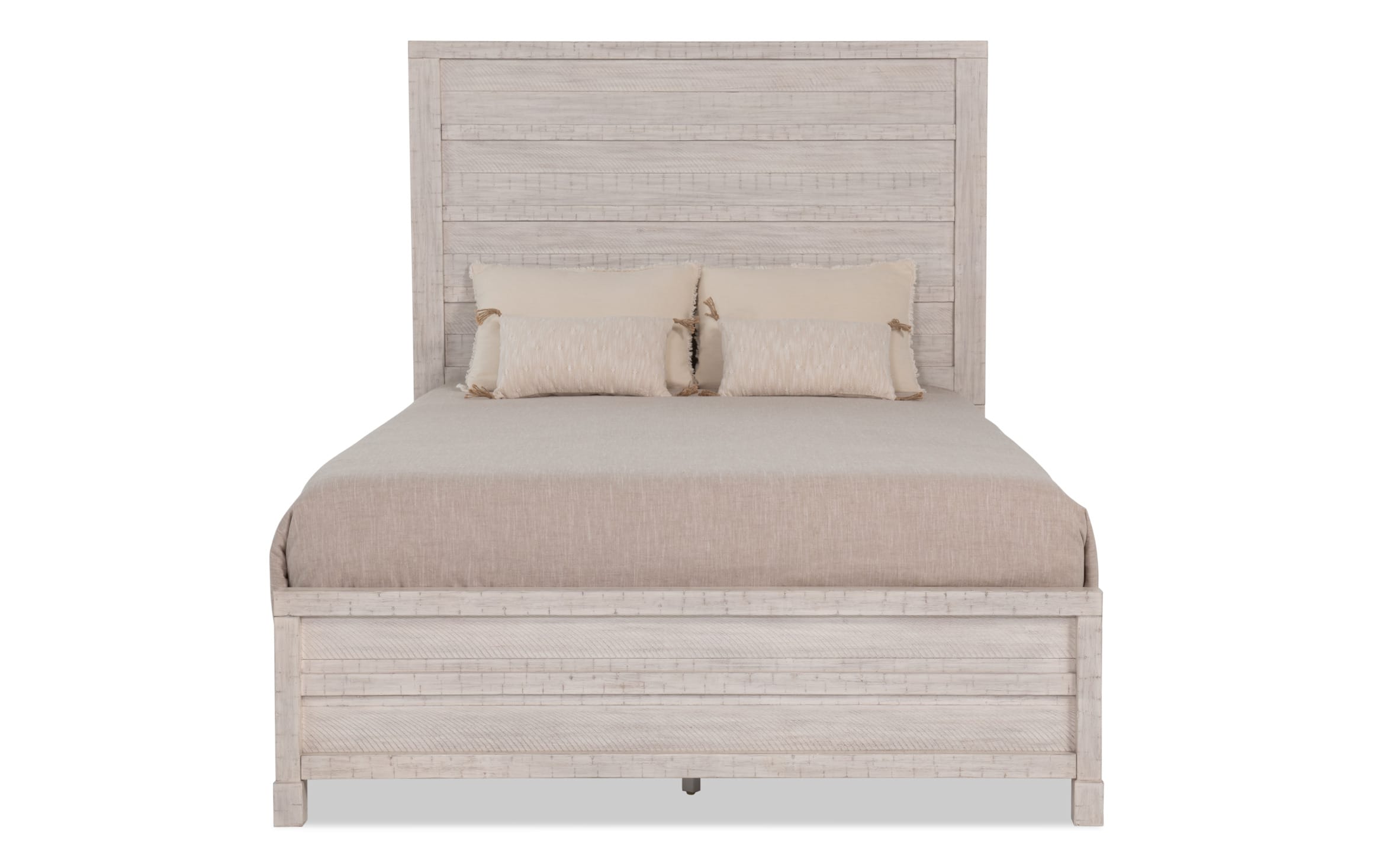 Canyon King White Panel Bed