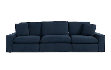 1/26迄 rikoao sofa navy Zinus Ricardo 62 in. Navy Upholstered Velvet 2-Seat Loveseat