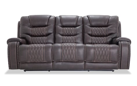 walker espresso power reclining sofa