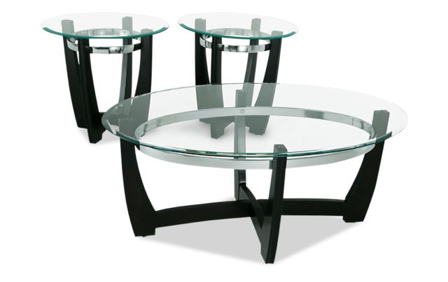 Matinee Coffee Table Set Bob S, Bobs Furniture Living Room End Tables