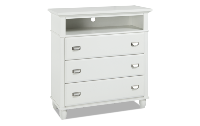 Spencer White Tv Chest Bobs Com