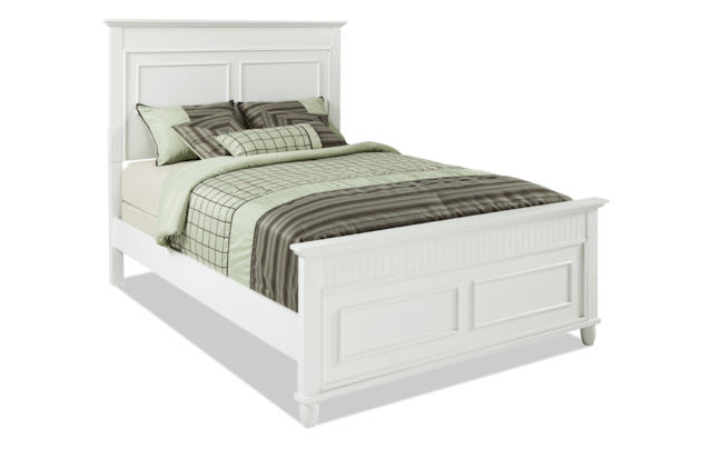 Spencer 4 Piece King White Bedroom Set, Bobs Furniture King Size Bedroom Sets