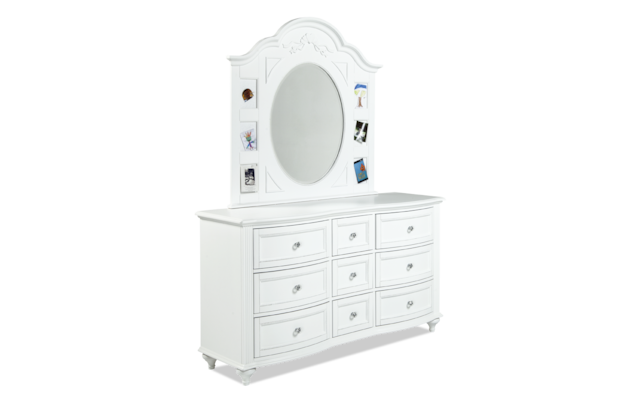 Madelyn White Dresser Mirror Bobs Com