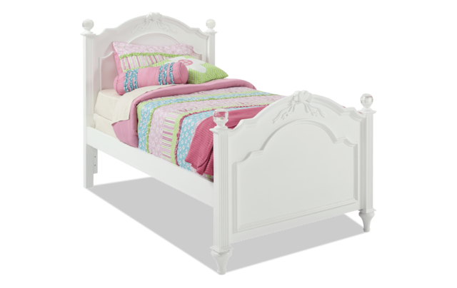 Madelyn Twin White Bed Bob S Discount Furniture