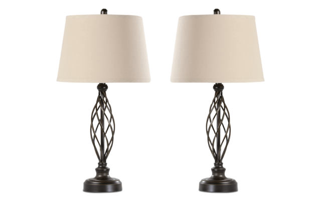 Set Of 2 Indianapolis Lamps Bob S, Bobs Furniture Floor Lamps
