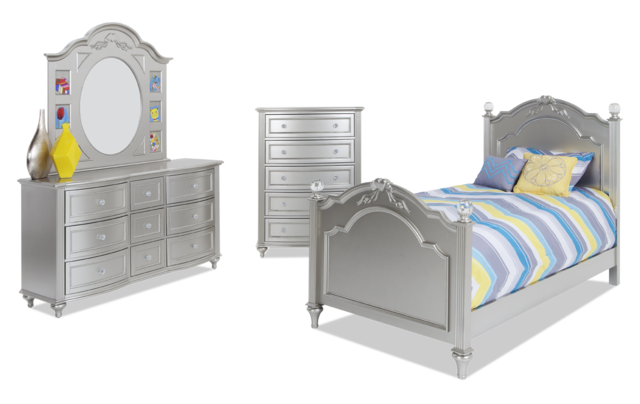Madelyn Youth Twin White Bedroom Set