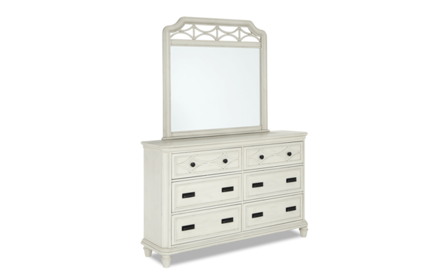 Mystic Bay White Dresser Mirror Bobs Com