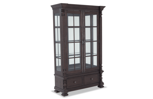 Riverdale Two Piece Curio Cabinet Bobs Com