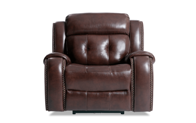 Magellan Leather Power Recliner Bobs Com