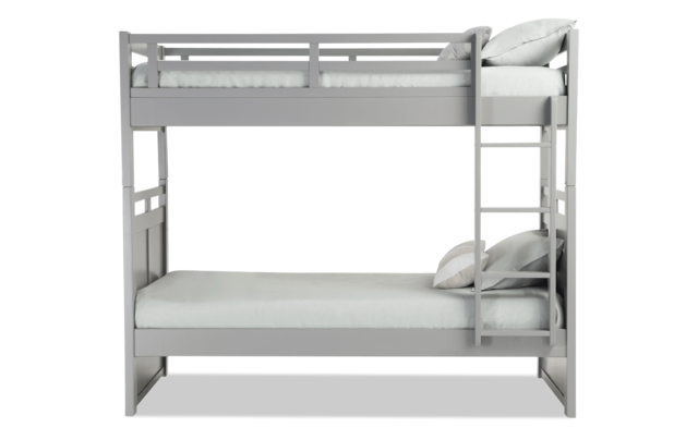 Chadwick Twin Gray Bunk Bed Bob S, Bunk Beds Hickory Nc