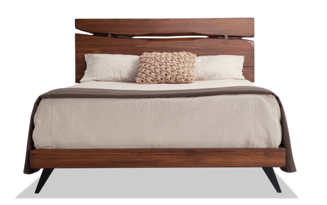 Canyon Queen Bed Bob S Furniture, Queen Mattress On Full Bed Frame