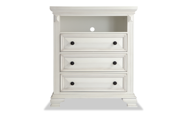 Palisades White Tv Chest Bobs Com