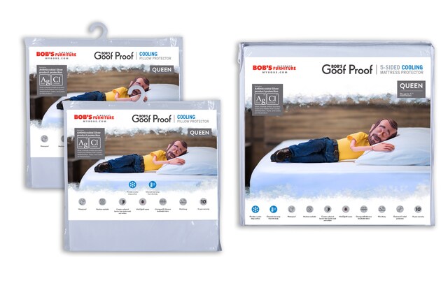 Queen Essential Cooling Mattress Pillow Protector Bundle Bobs Com