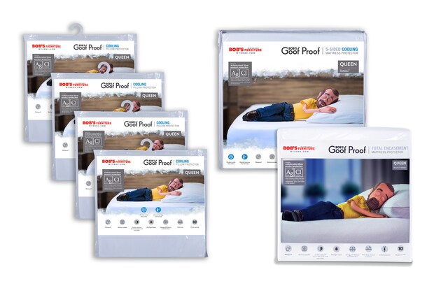 Queen Ultimate Cooling Mattress Pillow Protector Bundle Bobs Com