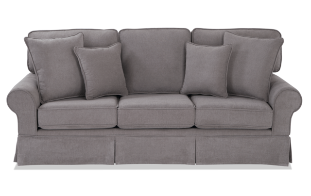 Katie 80 Charcoal Sofa