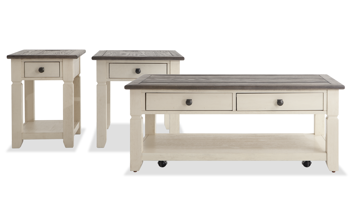 Laurel Coffee Table Set Bobs Com
