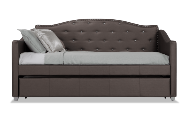 Madelyn Platinum Daybed With Trundle Bobs Com