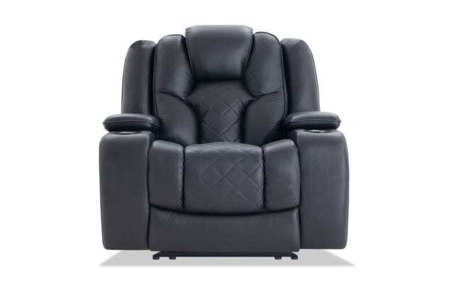 Panther Leather Power Recliner Bobs Com