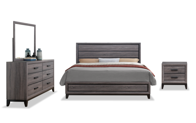 Joss Queen Gray Bedroom Set Outlet Bobs Joss Queen Gray Bedroom Set Outlet