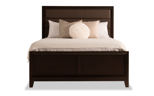 Tremont Queen Espresso Bed Bob S, Espresso Wood Bed Frame Queen