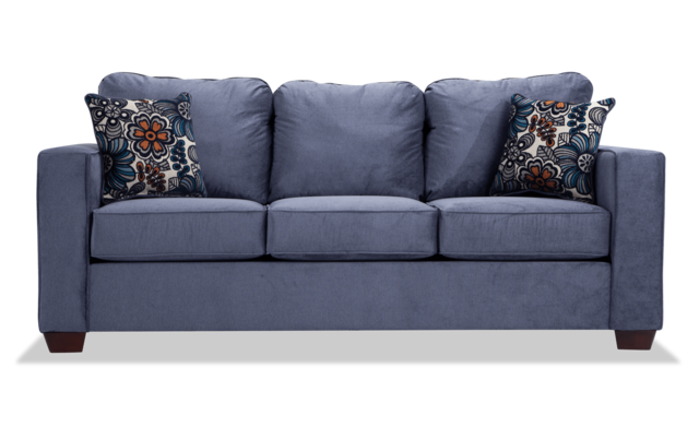 Aubree Navy Floral Sofa