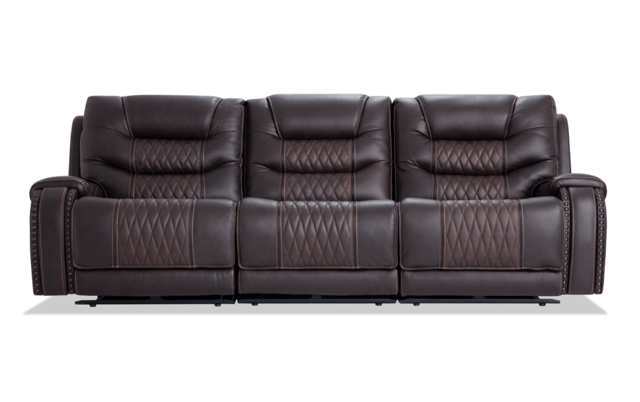 Walker Espresso Power Reclining Sofa Bobs Com Walker Espresso Power Reclining Sofa