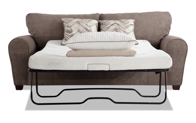Colton Taupe Bob O Pedic Full Sleeper Sofa Outlet Bobs Com