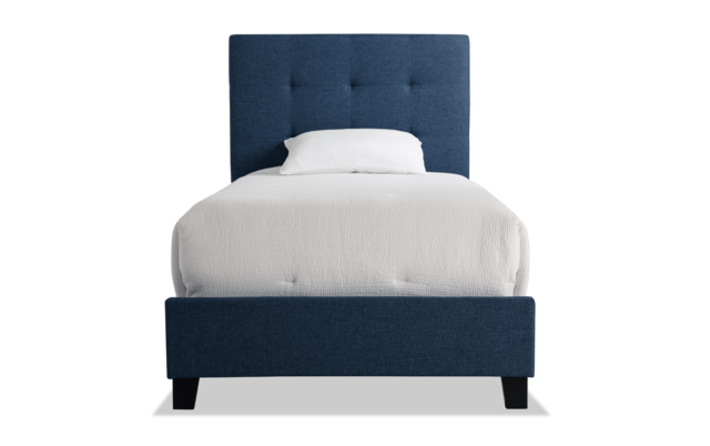 twin bed blue