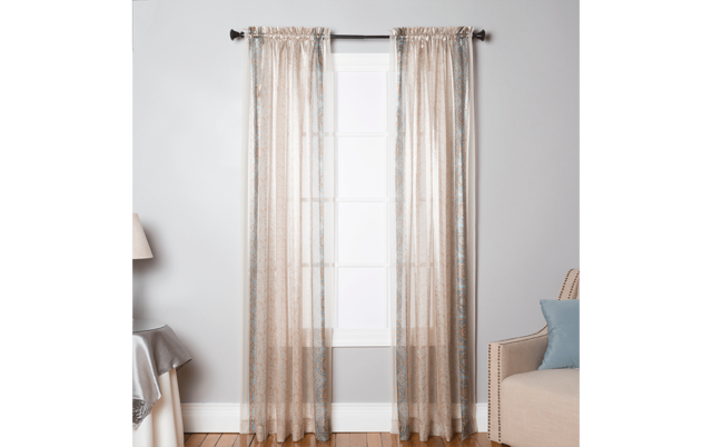 Chamberlain 52 X 84 Beige Curtain Panel Bobs Com