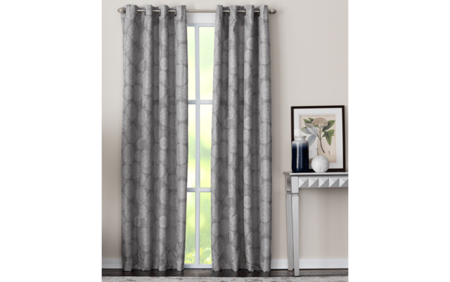 Marion 50 X 63 Gray Curtain Panel Bobs Com