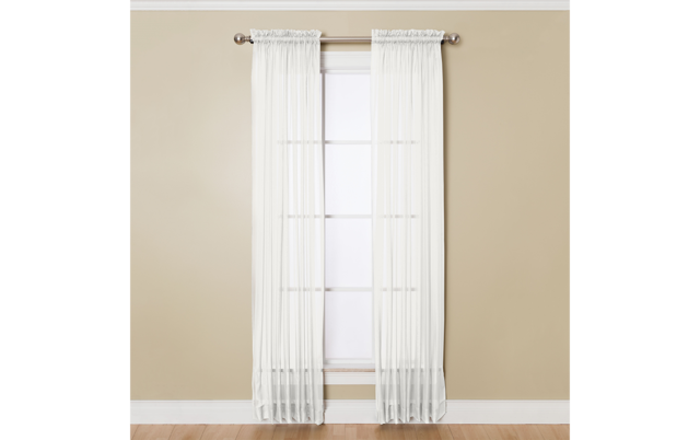 Elora 54 X 63 White Curtain Panel Bobs Com