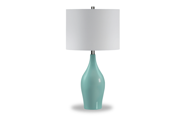 teal bedside lamp