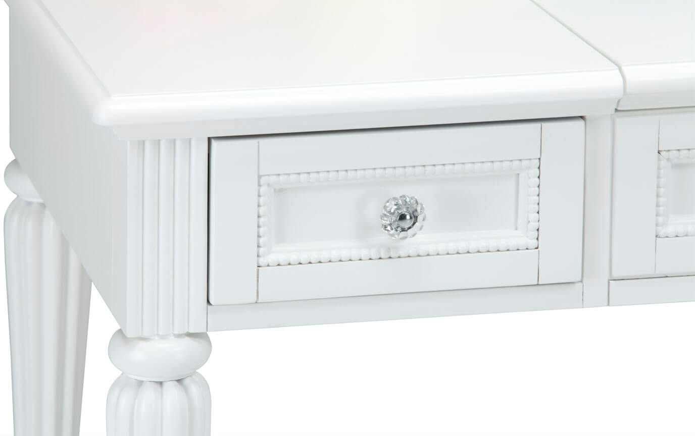 Madelyn Platinum Vanity Desk