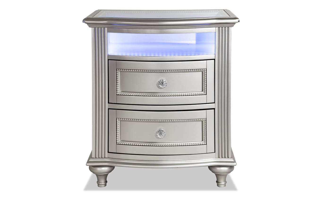 platinum nightstand