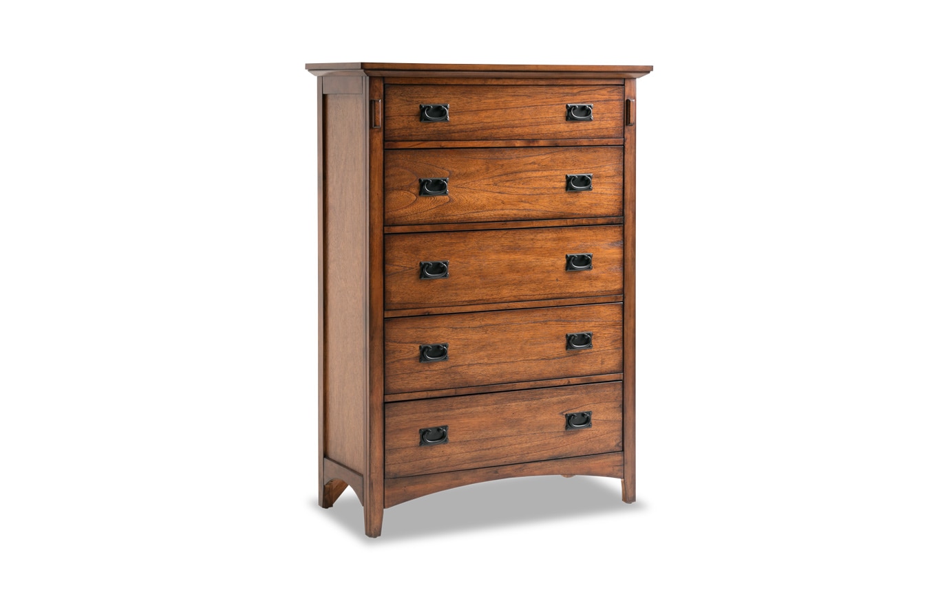 Mission Oak Ii Lift Top Chest Bobs Com