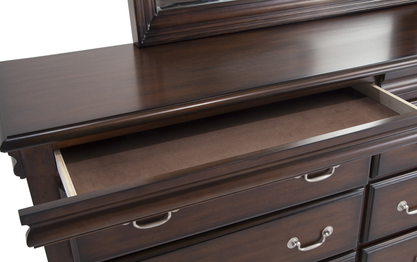 Louie Cherry Dresser Mirror