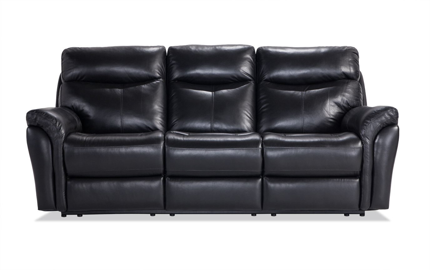 Dynamic Leather Reclining Sofa