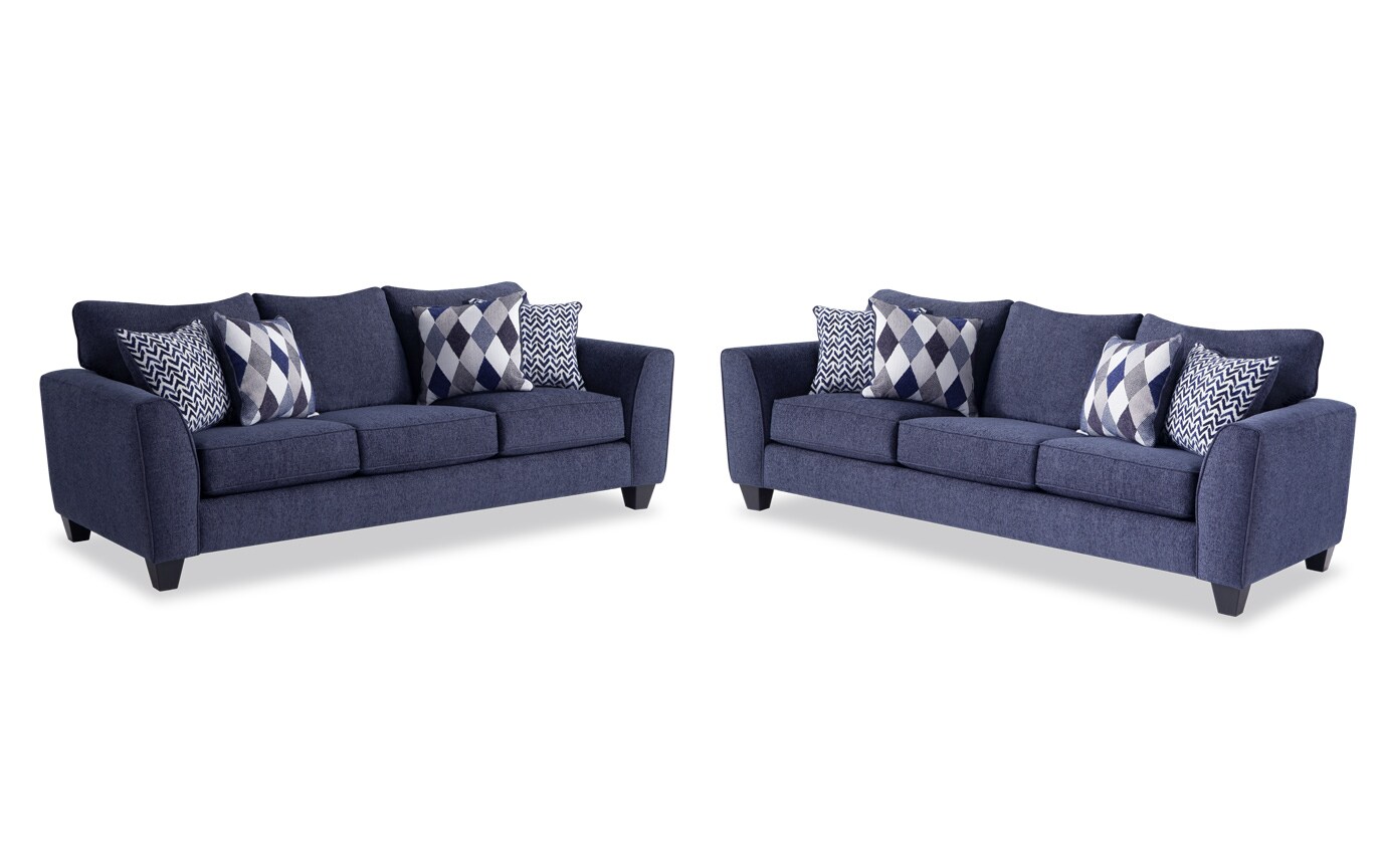 Capri Denim Sofa Set