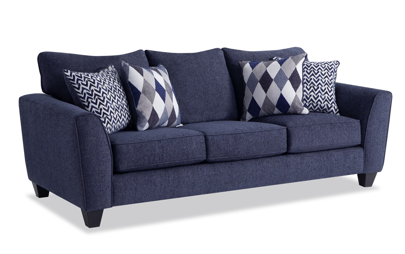 Capri Graphite Bob O Pedic Sleeper Sofa