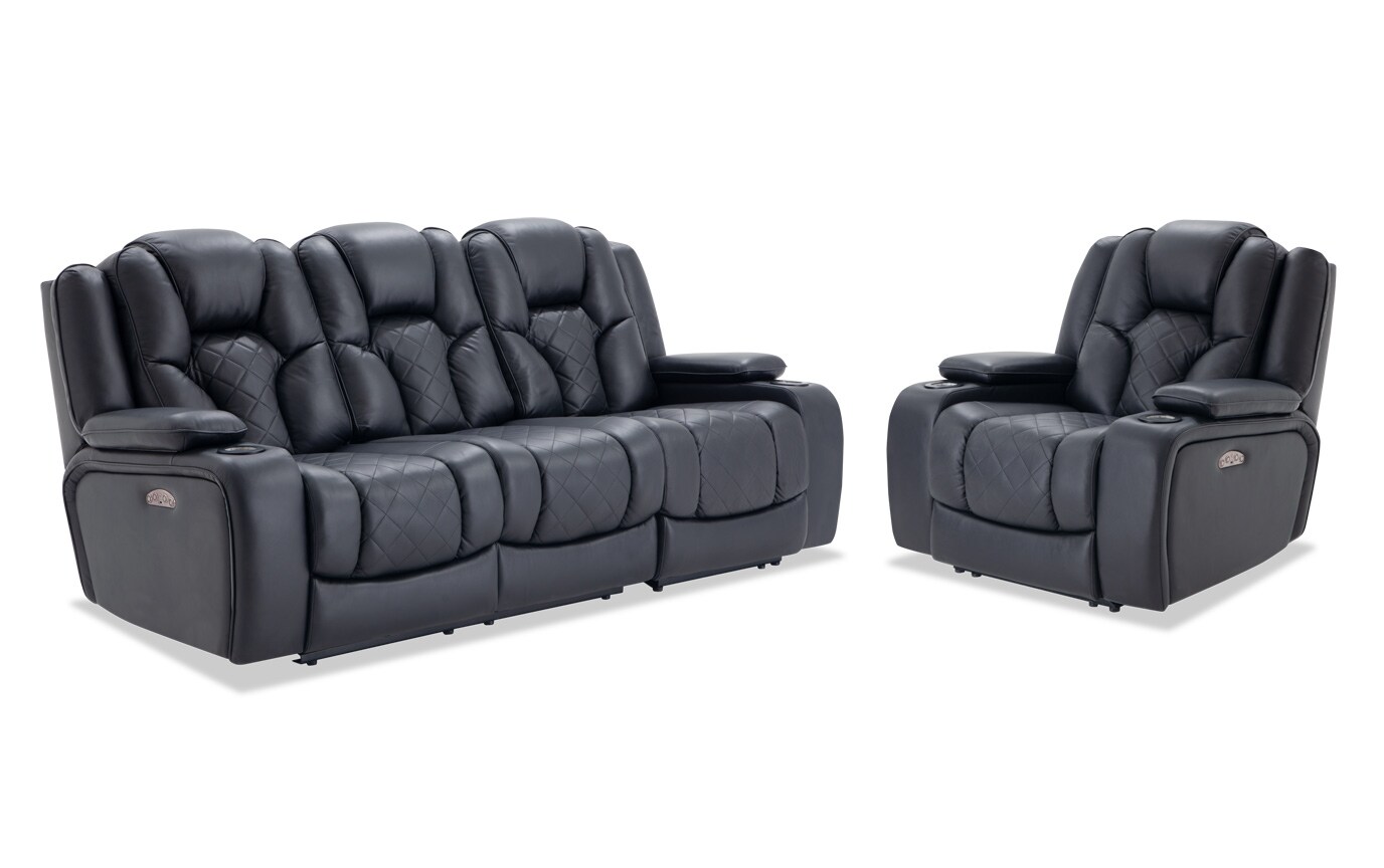 Panther Leather Reclining Sofa Recliner