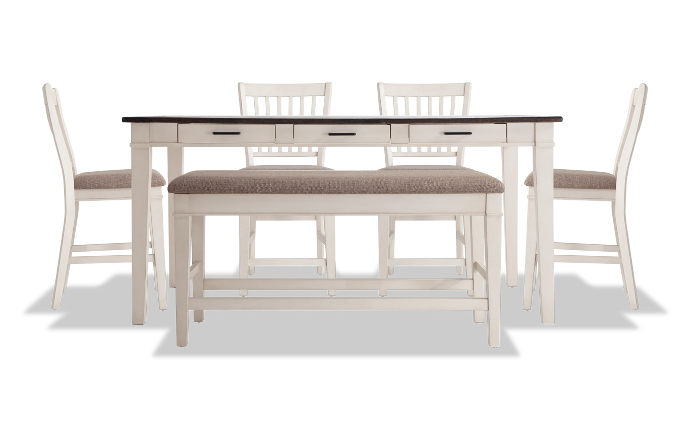 bob's furniture montana dining table