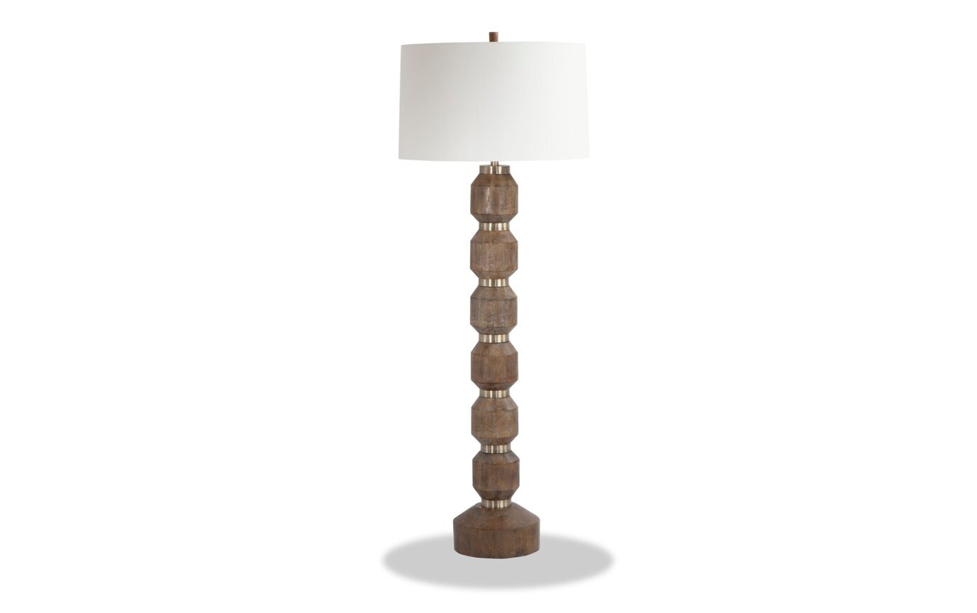 Ashton 66'' Brown Floor Lamp | Bob's Discount Furniture