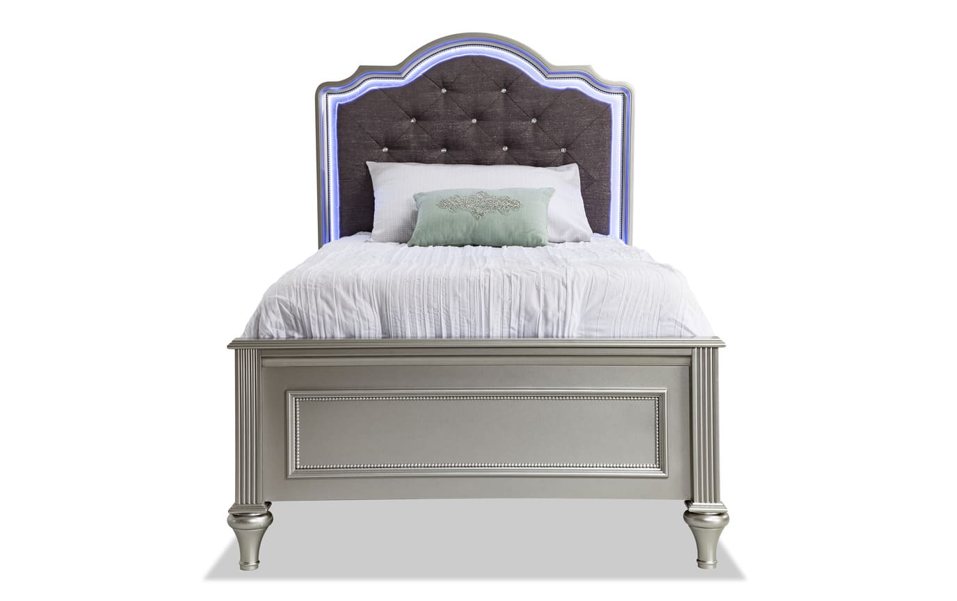 madelyn white twin bed