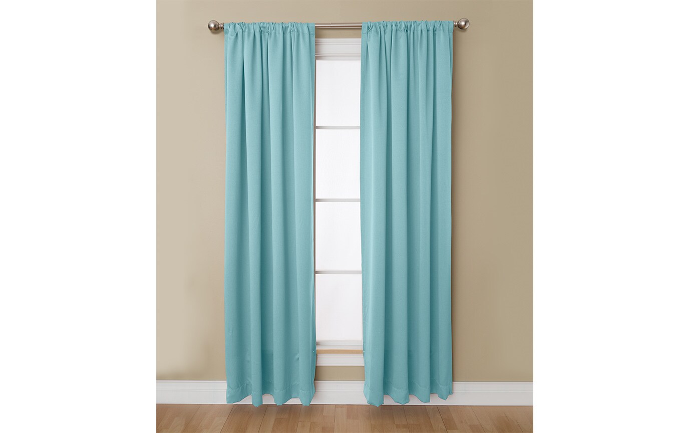 Haines 50 X 63 Blue Curtain Panel Bobs Com