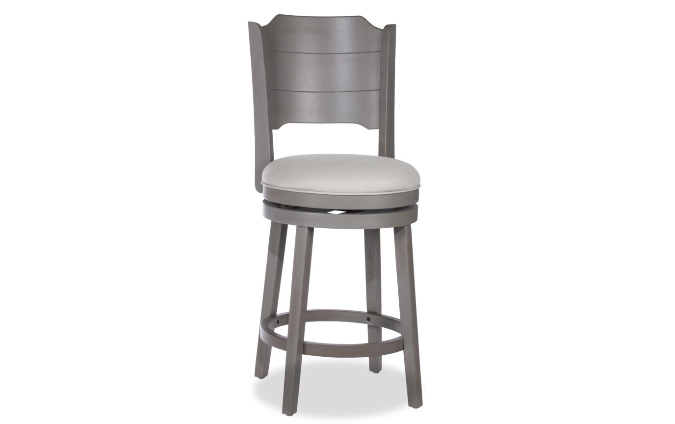 distressed grey bar stools